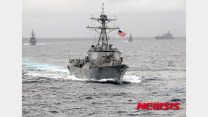 美 군함, 2007년 이후 대만해협 92차례 통과…올해도 4차례 통과