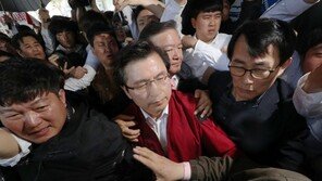 광주서 물세례 봉변 황교안, ‘횃불 집회’ 예고…“5월4일 붉은 횃불 광화문서”