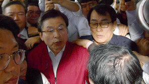 호남서 물세례·몸싸움…황교안 “그분들도 품어야 할 국민”