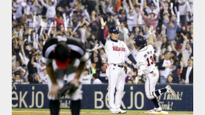 “철벽 윌슨 무너뜨렸다”… 두산, LG 9연승 저지