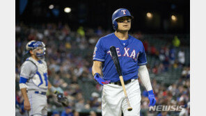 추신수, 8경기 연속 안타 마감…토론토전 4타수 무안타