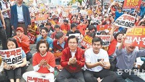 황교안 “죽을 각오로 싸울것”… 3주간 전국 훑는 장외투쟁 예고