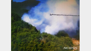 홍천 풍암리 산불 진화헬기 6대 투입 주불 진화