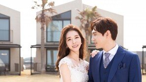 파란 에이스♥김지혜, 6월7일 결혼…큐리·배슬기 함께 웨딩화보