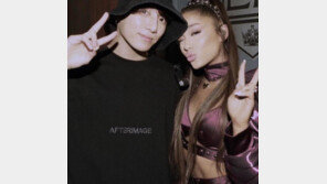 아리아나 그란데 “BTS 정국, 진심으로 고맙고 사랑한다”