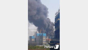 진주 화재, 40분 만에 완진…공사장 인부 15명 대피·인명피해 無