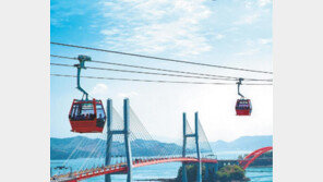 국내 최초 섬-바다-산 잇는 사천케이블카