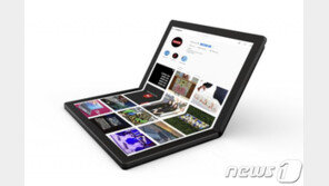 “노트북 화면도 접는다”…레노버 ‘폴더블 랩톱’ 시제품 공개