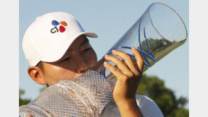 CJ대한통운 ‘마케팅 홀인원’ 강성훈 우승 200억 원 효과