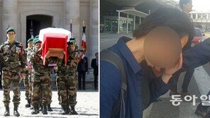 ‘인질 구출’ 佛 특공대원 2명 눈물의 영결식