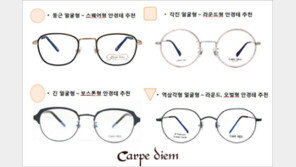 '안경만 잘 써도 다른 사람이 될 수 있다' 카르페디엠, 얼굴형별 안경 스타일 소개