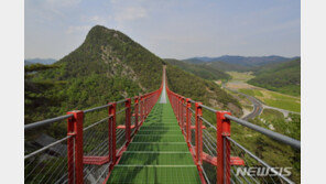 전북 순창에 국내 최장 270m ‘채계산 출렁다리’…내년 3월 개통