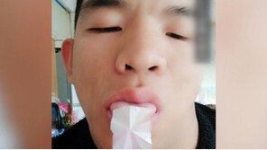사지마비 中청년 입으로 종이학 접어 기네스북 올라