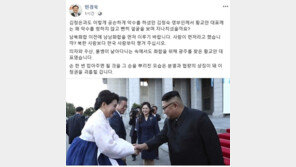 민경욱 “김정은과도 악수한 영부인, 황교안 지나쳐…분열·협량 상징”