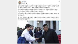 민경욱 “김정은과도 악수한 영부인, 황교안 지나쳐…분열·협량 상징”