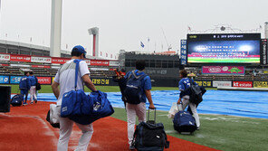 수원 삼성-KT전, 13시50분 우천 취소
