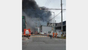 구미 공단동 공장서 화재…불 번져 진압 ‘난항’