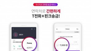 핀크 ‘T전화송금’ 서비스 출시