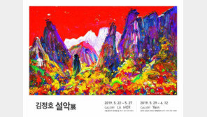 ‘설악산 작가’ 김정호, 22일부터 개인전 개최