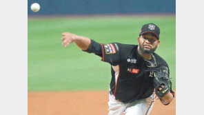 “제구 자신 있다, 볼넷은 싫다” 美엔 류현진 한국엔 알칸타라