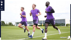 해리 케인, 그라운드 훈련 복귀…UCL 출장 가능성↑