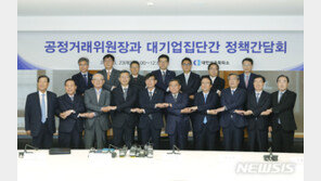 김상조, 15개 기업 CEO 간담회 “능력 있는 중소기업에 일감 개방해야”