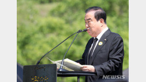 문희상 추도사 “사람 사는 세상…노무현의 꿈 향해 다시 전진”