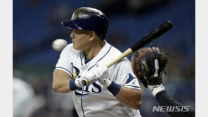 최지만, 무안타 2볼넷…시즌 타율 0.259↓