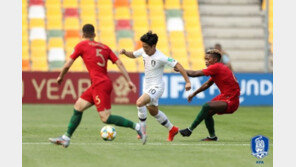 ‘U-20월드컵’ 정정용호, 우승후보 포르투갈과의 1차전서 0-1 석패