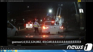 음주운전 20대 여성 경찰 정지요구 무시하고 도주하다 잡혀