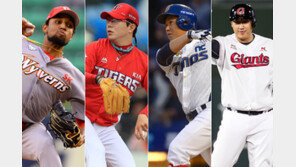 산체스-양현종-양의지-이대호, KBO리그 5월 MVP 후보