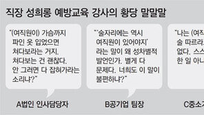 성희롱 예방교육 하랬더니… 직원 강사가 성희롱성 발언