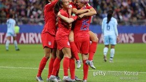 미국, 여자 월드컵 역대 한 경기 최다 골로 태국 격파
