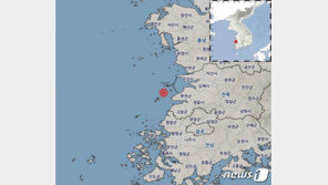 전북 부안군 서쪽 해역서 규모 2.2 지진…최대 진도 3