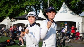 한국 양궁, 세계선수권 컴파운드 남자 단체전·혼성 금