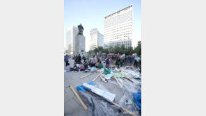 서울시는 대한애국당 불법천막을 왜 25일 새벽에 철거했을까?