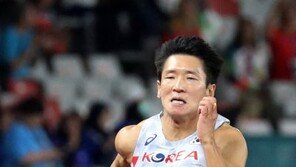 김국영, 전국육상선수권 100m예선 10초22…올시즌 최고기록