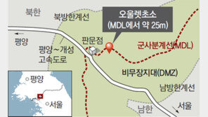 트럼프, 분계선 25m 앞 ‘오울렛 초소’ 갈듯