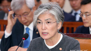 강경화 “美 완전한 비핵화 전략 ‘변화 없다’고 믿어” 일축