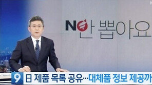 ‘日제품 불매’ 보도에 ‘한국당 로고’ 올린 KBS