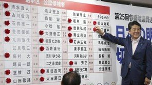 아베, 일본 참의원 선거 과반 성공…개헌 발의선 확보는 실패
