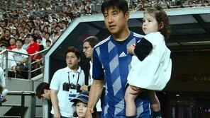 [포토] ‘K리그 vs 유벤투스’ 박주호 ‘아기들과 함께’