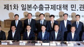 민관정협의회 첫 회의…“日 수출규제 원보이스 총력대응”