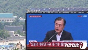 文대통령 “가해자가 적반하장 큰소리”…아베에 ‘생방송 경고’