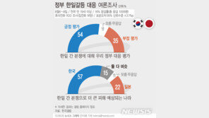 국민 54% “한일분쟁 대응 긍정”…‘韓 피해 커’ 응답도 절반 넘어