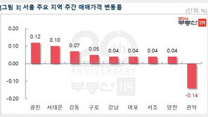 ‘분양가상한제’ 효과 뚜렷…재건축 상승폭 0.07% ‘뚝’