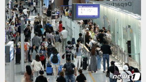 ‘8월 첫째주 일요일’ 인천공항 사상 최대로 붑볐다