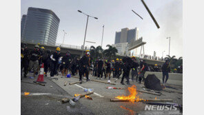 홍콩 주말시위 12주째…경찰 최루탄으로 강제진압