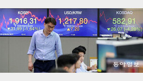 美中 관세 난타전에 亞증시 비명… 코스닥 4%대 급락