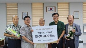 국순당, 추석 앞두고 전통 차례주 ‘예담’ 1700병 기증